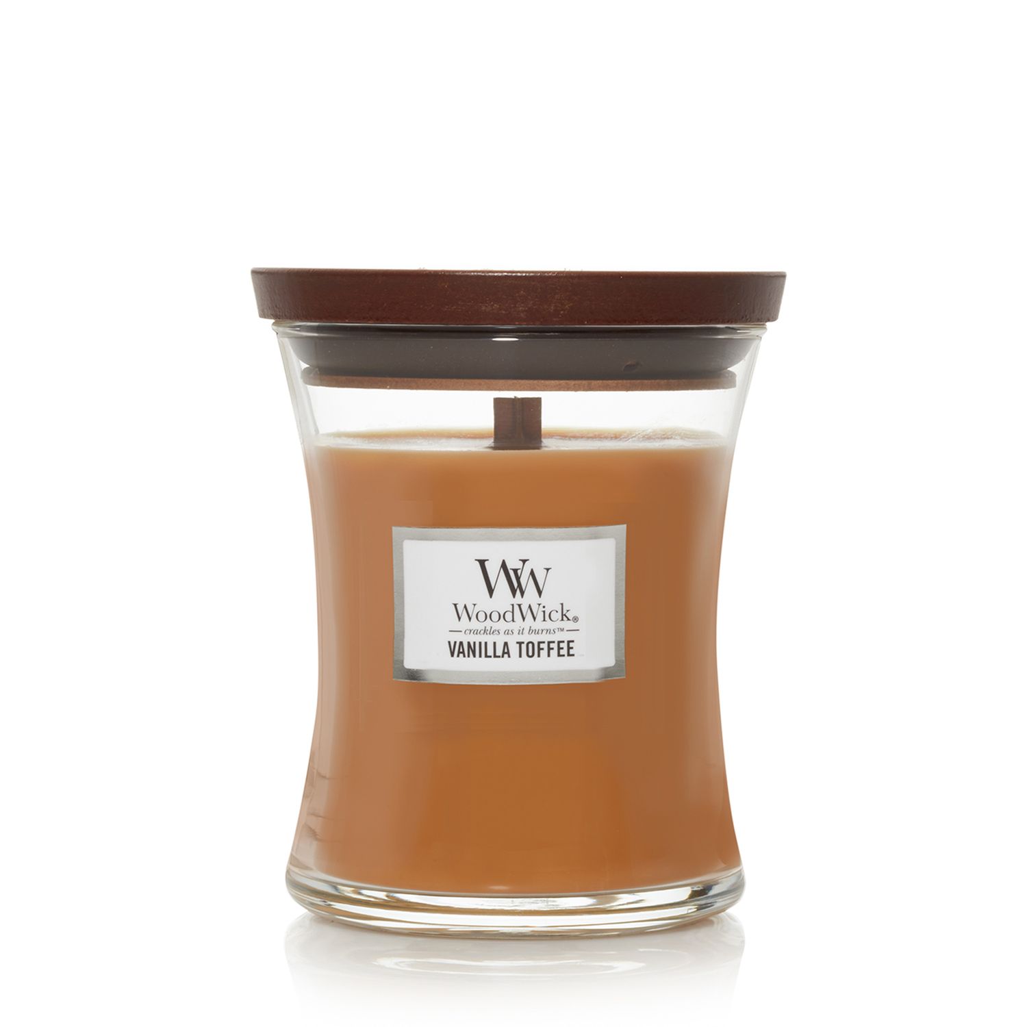 WOODWICK Medium Hourglass Candle - Vanilla Toffee