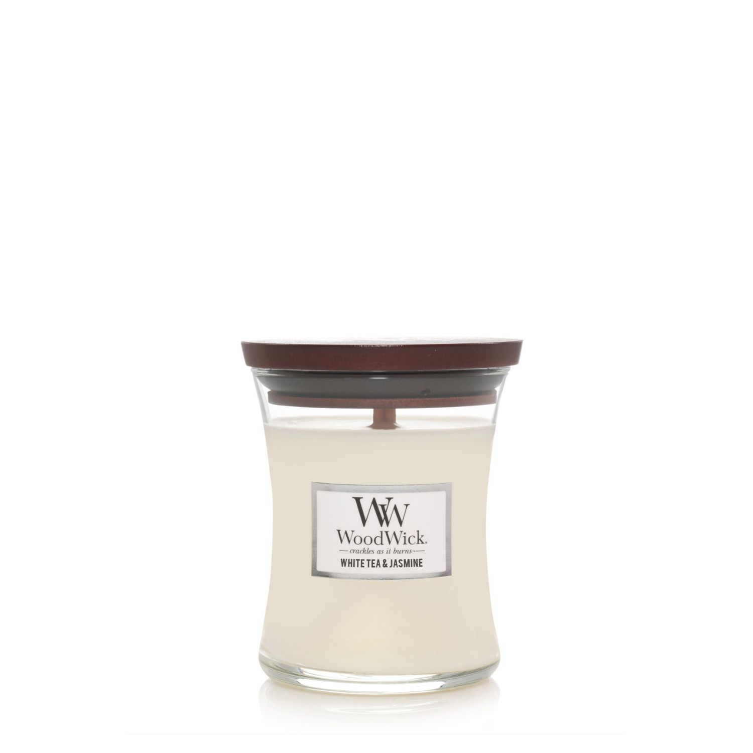 WOODWICK Mini Hourglass Candle - White Tea &amp; Jasmine