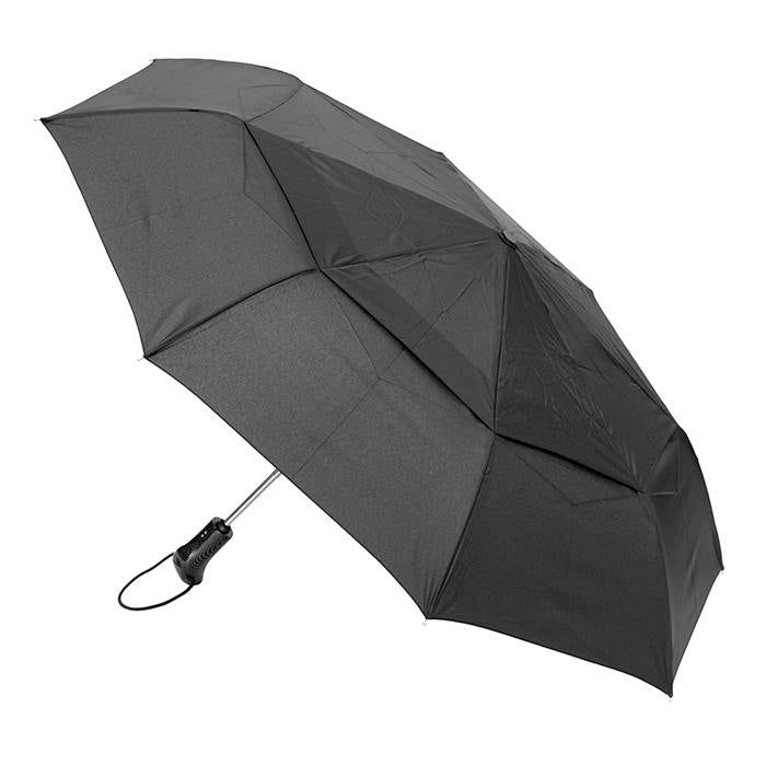 CLIFTON UMBRELLAS Recycled PET Vented Auto Open Auto Close - Black