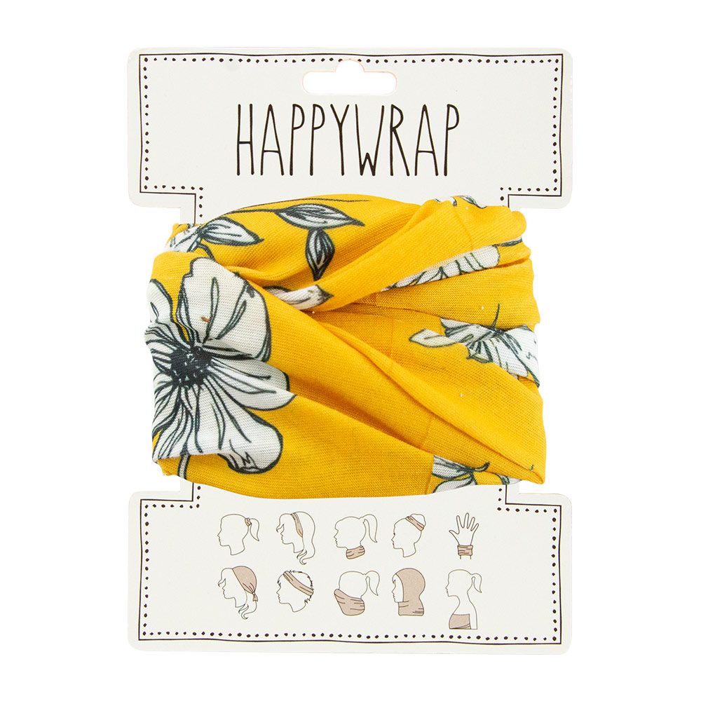 ANNABEL TRENDS Happywrap - Mustard Flora