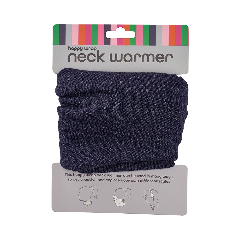 ANNABEL TRENDS Happywrap Neck Warmer - Black - DISC