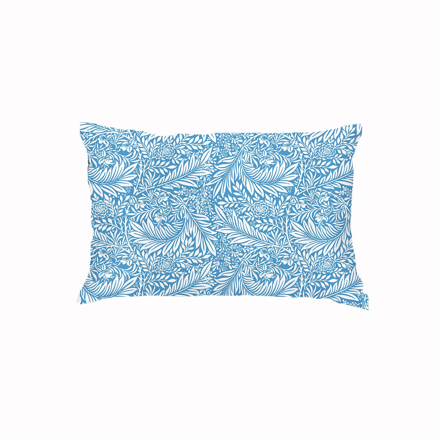 WILLIAM MORRIS Satin Pillow Case - Blue Larkspur