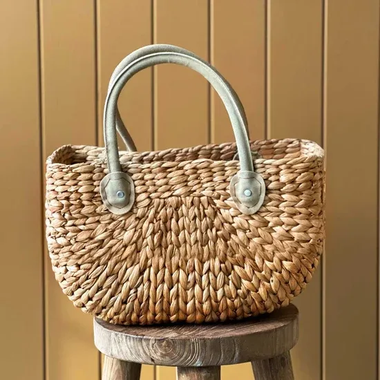 ROBERT GORDON Harvest Shop Bag - Sage Suede - Small