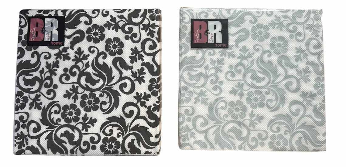 BANKSIA ROSE HOME Damask Art 20 Pack Napkins