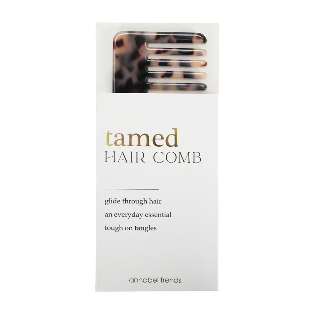 ANNABEL TRENDS Tamed Hair Comb - Tortoiseshell - DISC