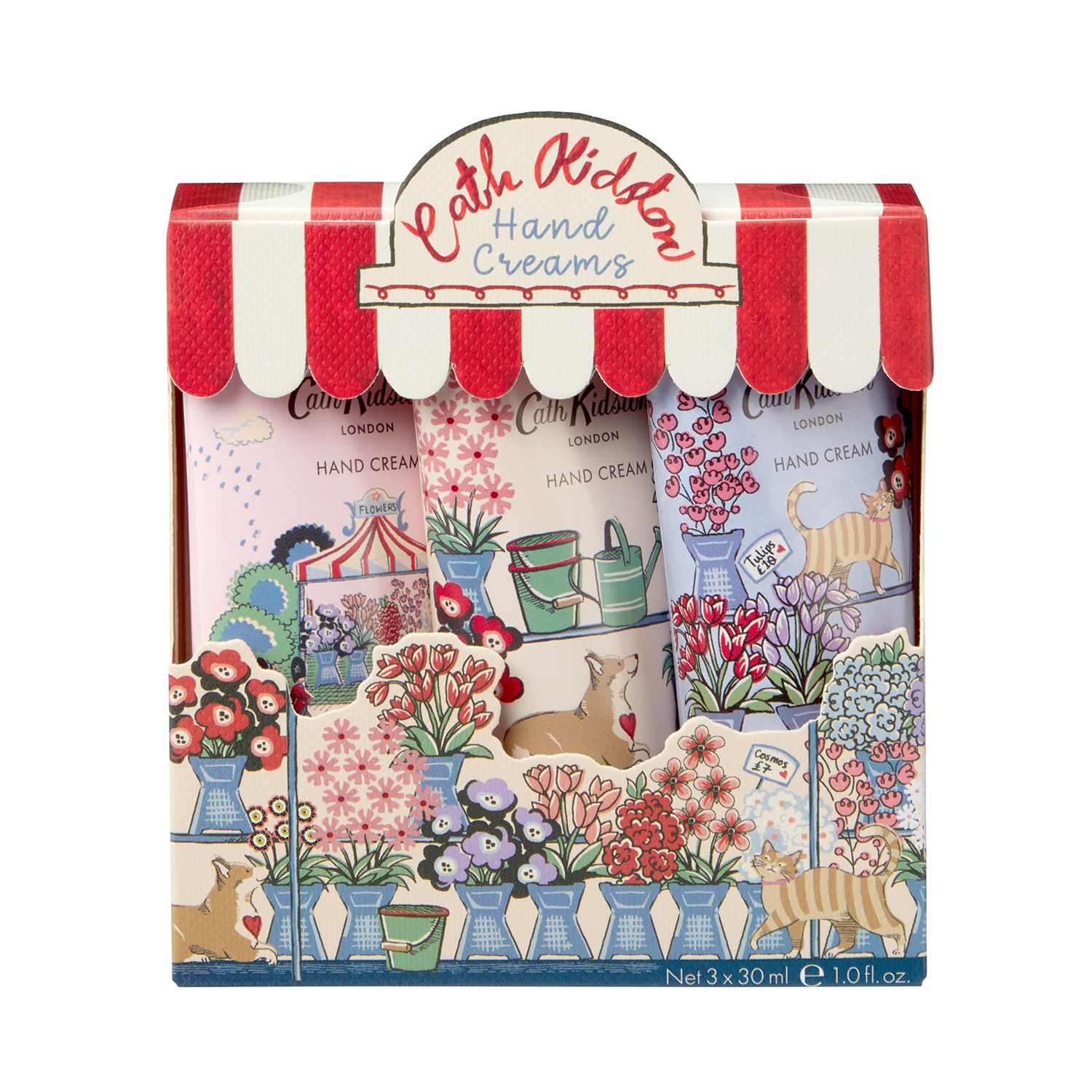 CATH KIDSTON The Flower Market Mixed Bunch Hand Cream Trio - 3 x 30ml