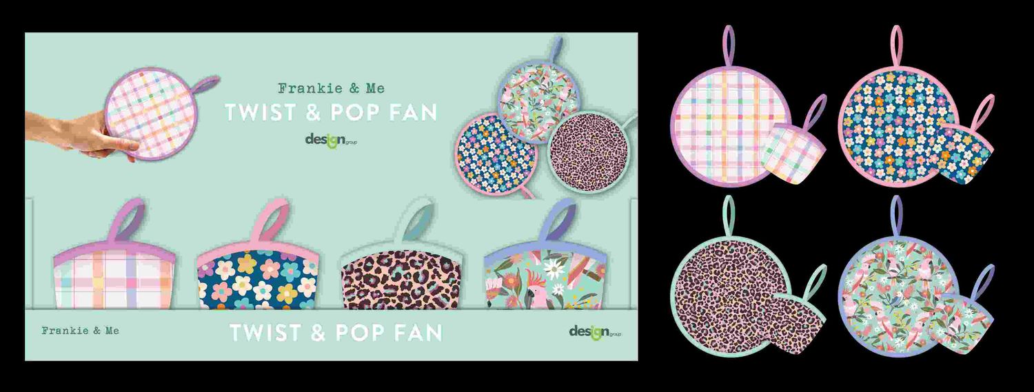 FRANKIE &amp; ME Twist and Pop Fan