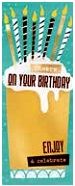 WORLD OF GREETINGS Everyday Birthday Male General - Beer &amp; Candles
