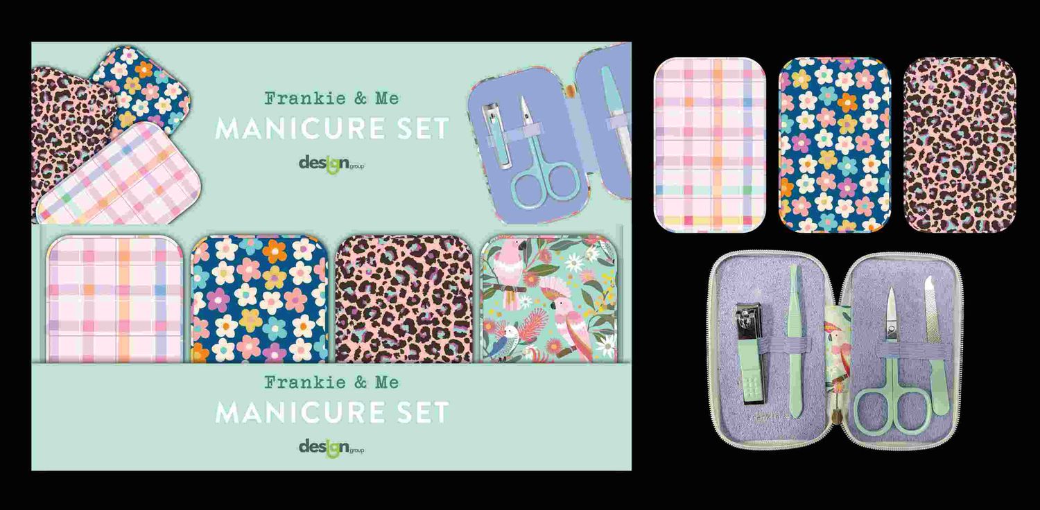 FRANKIE &amp; ME Manicure Set - Assorted. Designs