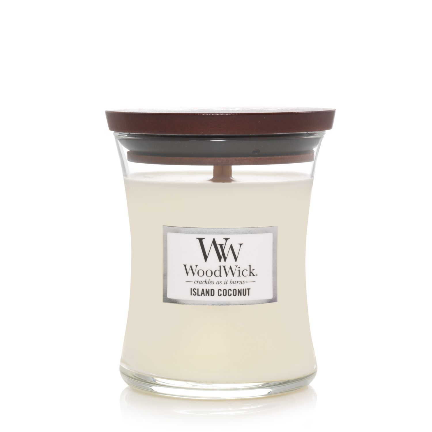 WOODWICK Medium Hourglass Candle - Island Coconut