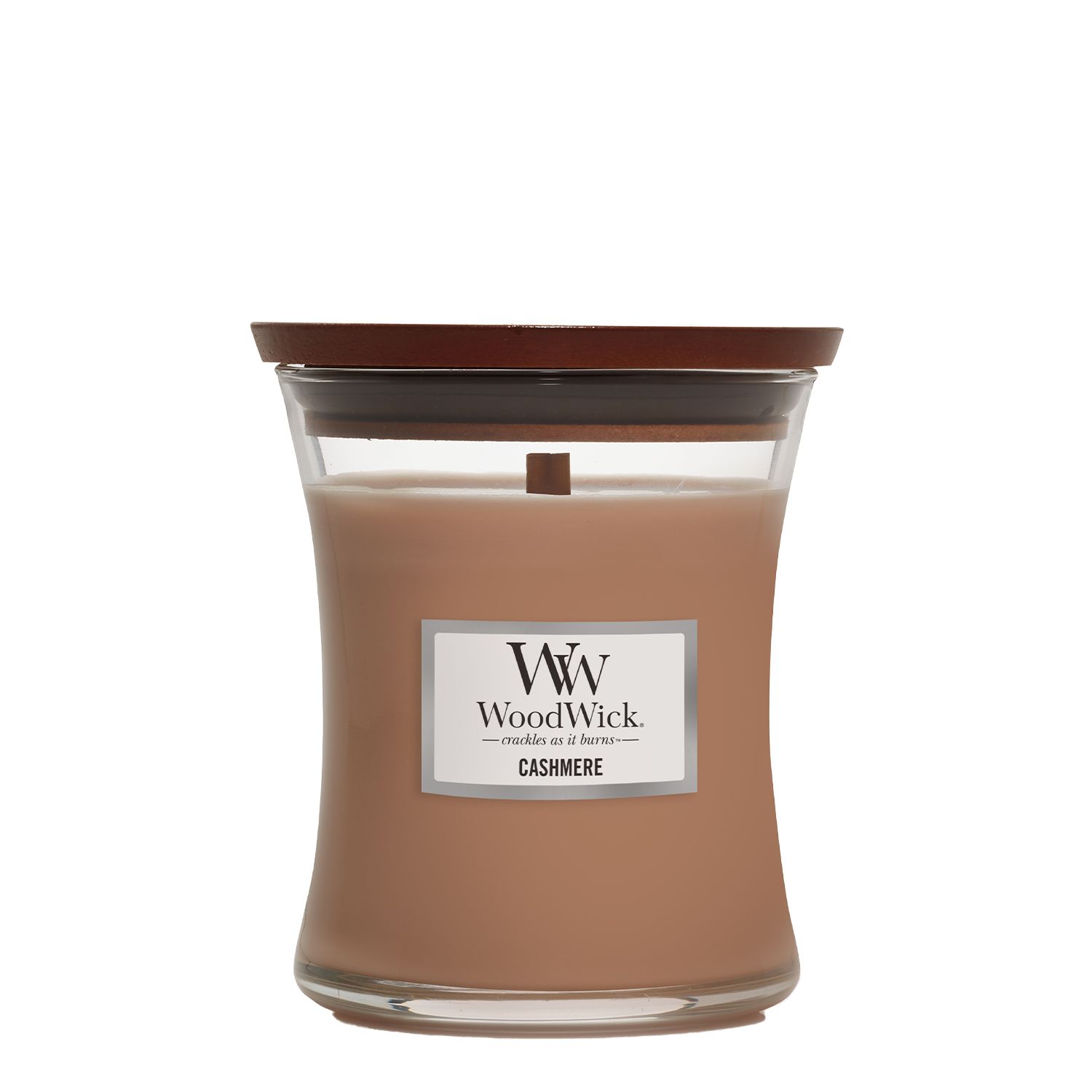 WOODWICK Medium Hourglass Candle - Cashmere