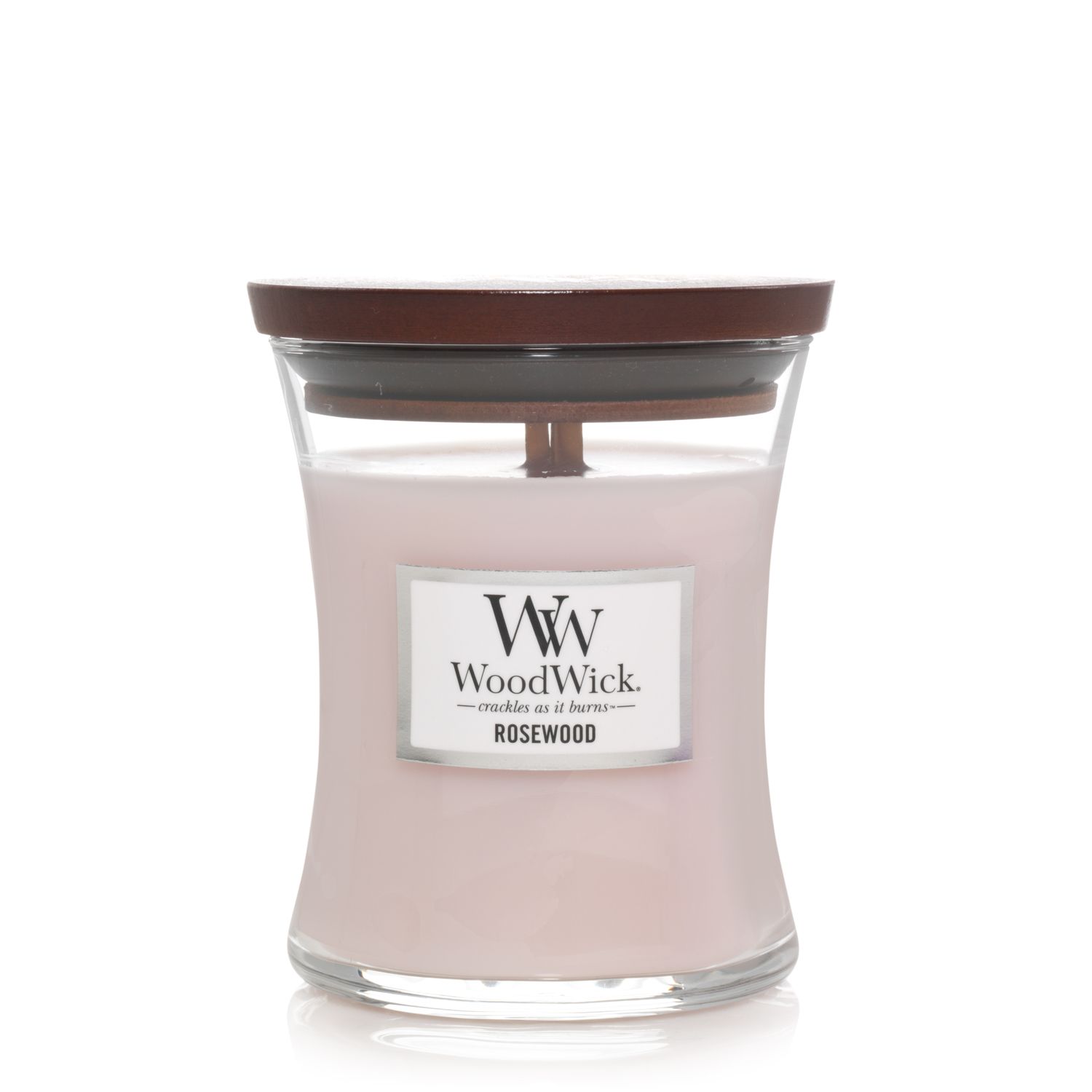 WOODWICK Medium Hourglass Candle - Rosewood