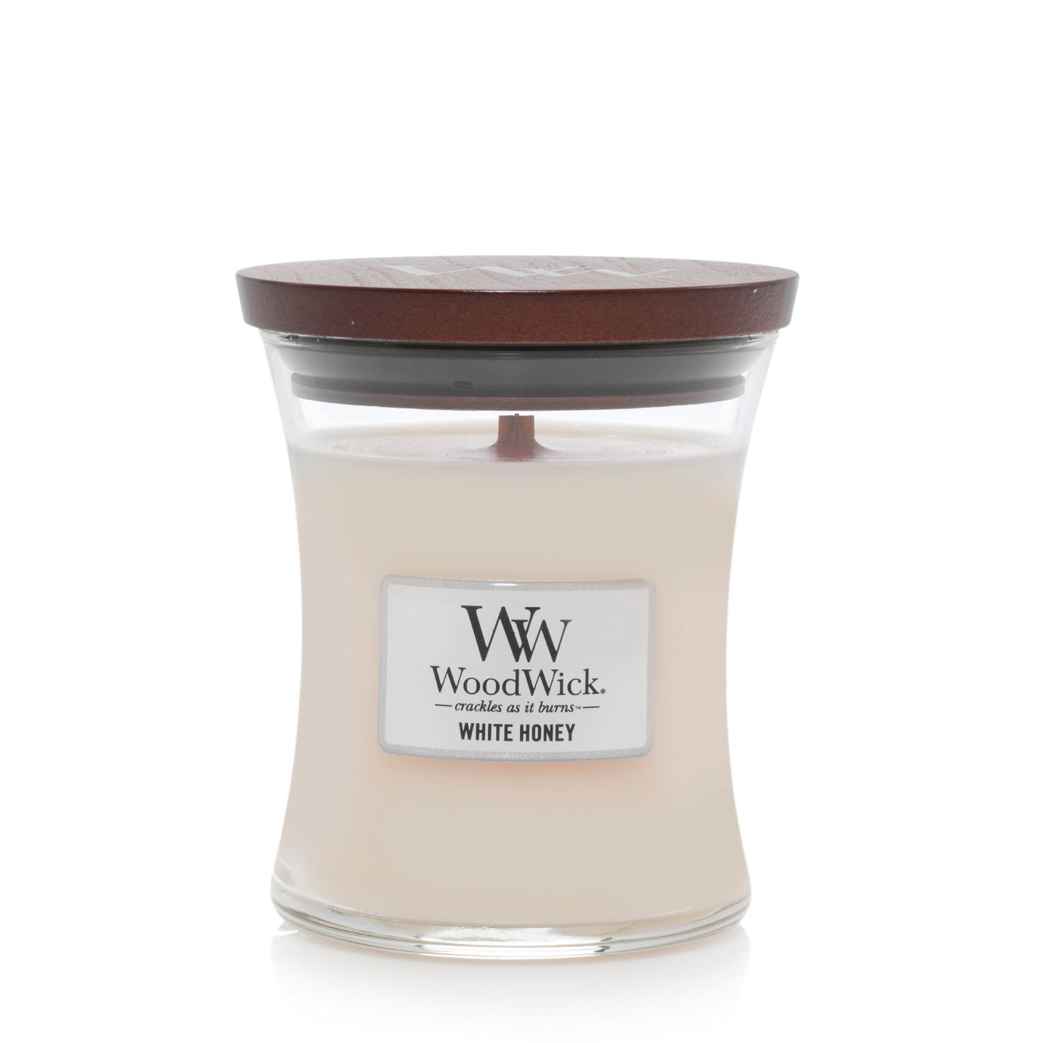 WOODWICK Medium Hourglass Candle - White Honey