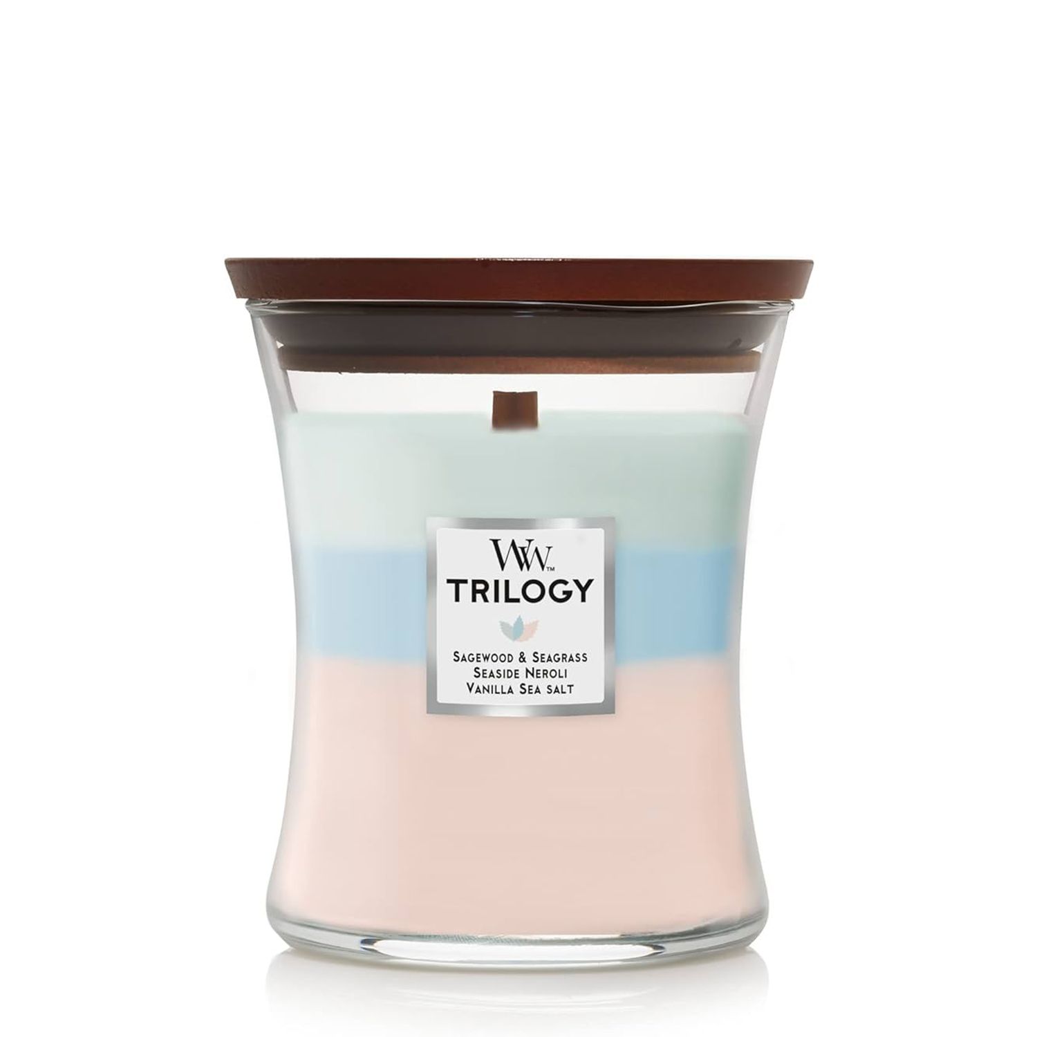 WOODWICK Medium Hourglass Candle - Oceanic Trilogy