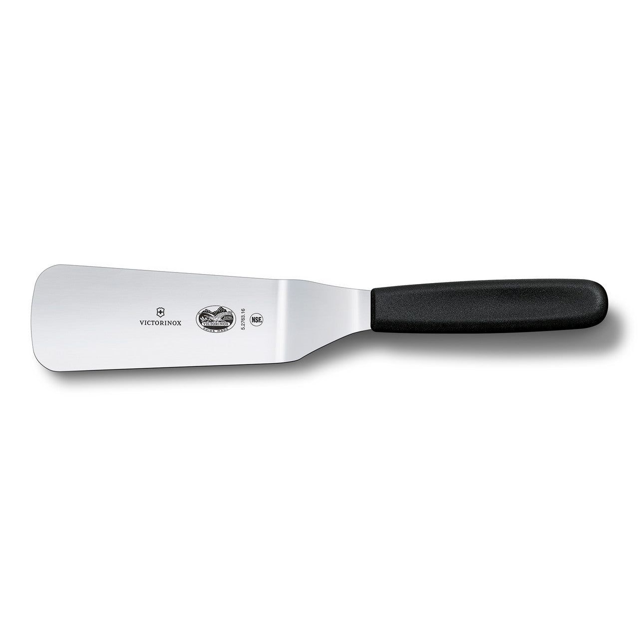VICTORINOX Spatula, 16cm, Offset Shaped Blade, 12cm Spread, Nylon - Black