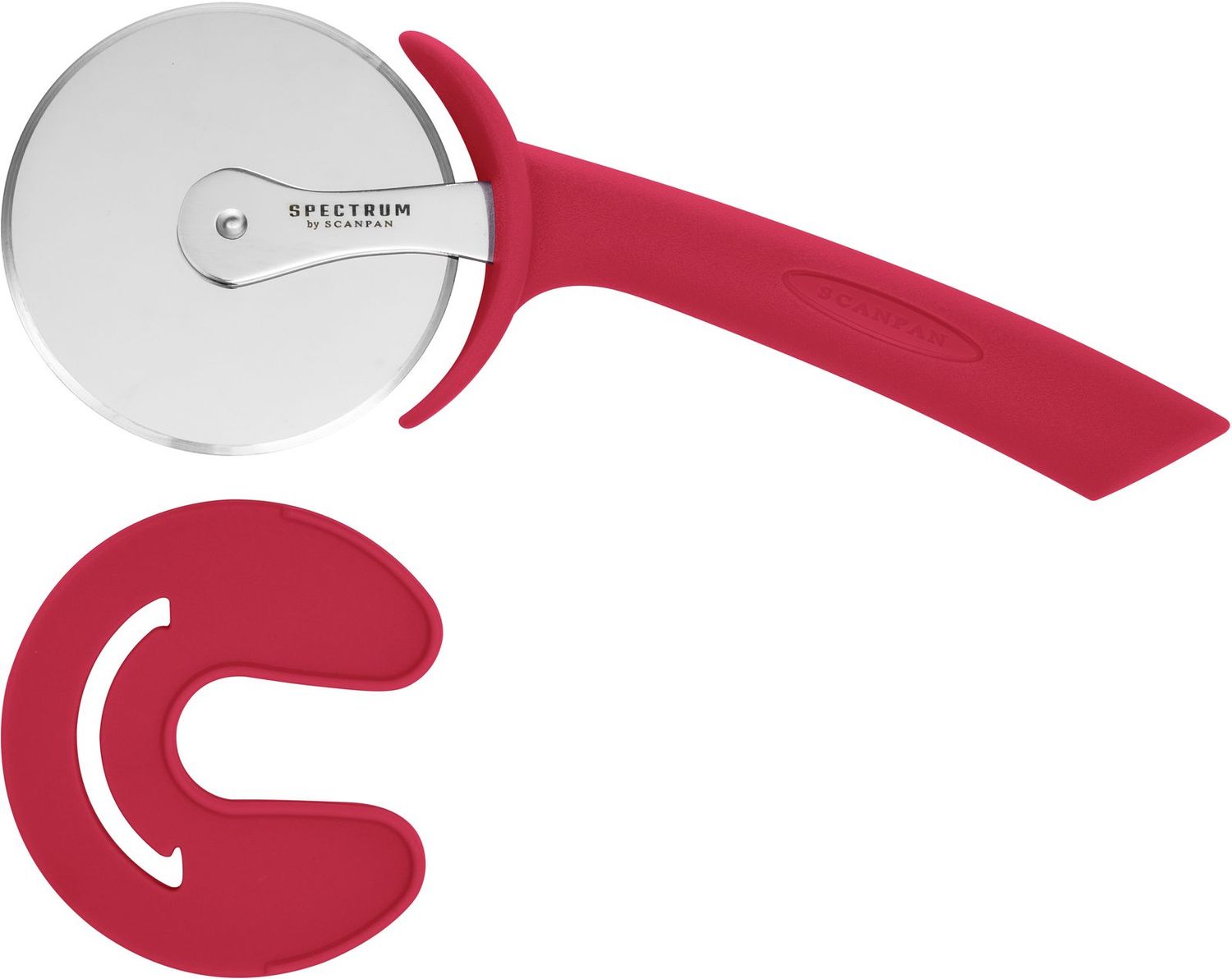 SCANPAN Spectrum Pizza Cutter - Red