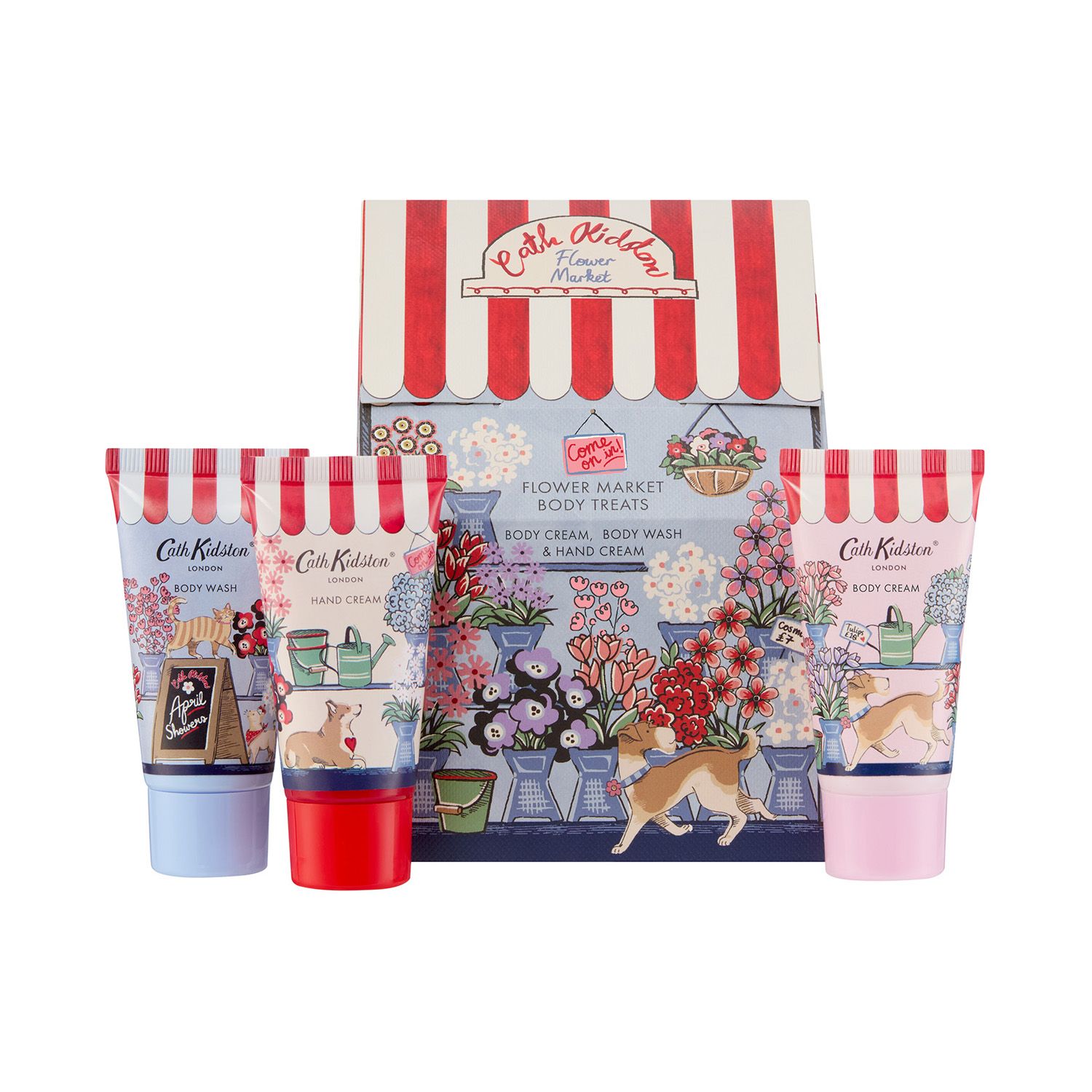 CATH KIDSTON The Flower Market The Flower Stall Body Treats Trio
