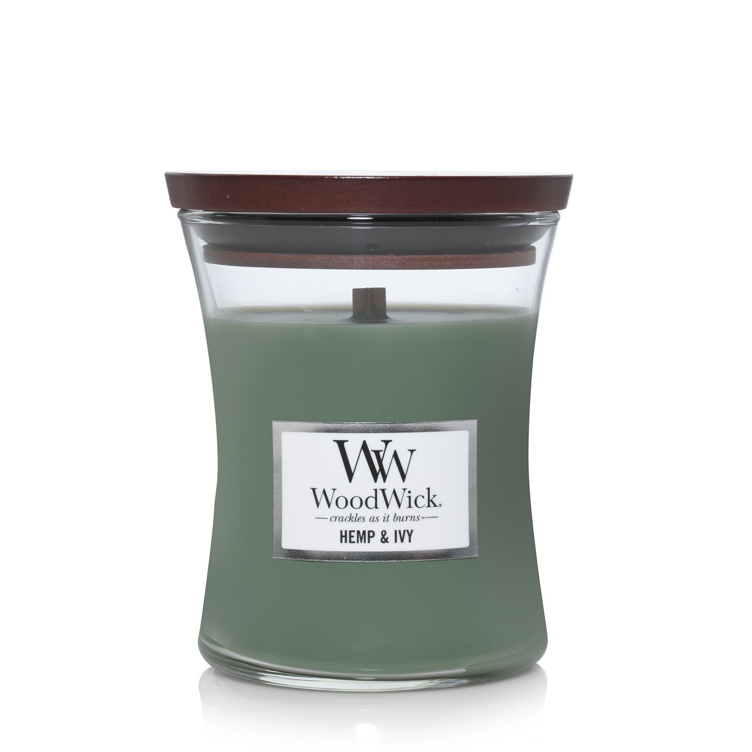 WOODWICK Medium Hourglass Candle - Hemp Ivy