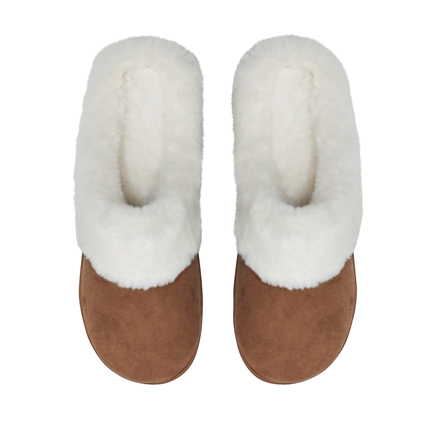 SNUGGUPS Womens Slide Slippers - Chestnut Suede - EU35-36