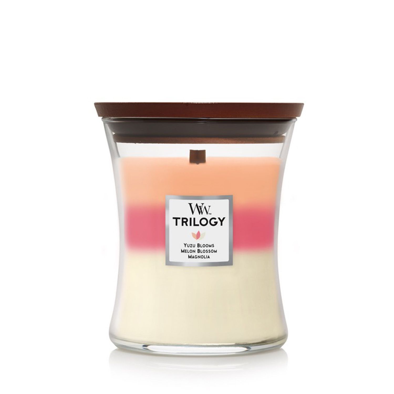 WOODWICK Medium Hourglass Candle - Blooming Orchard Trilogy