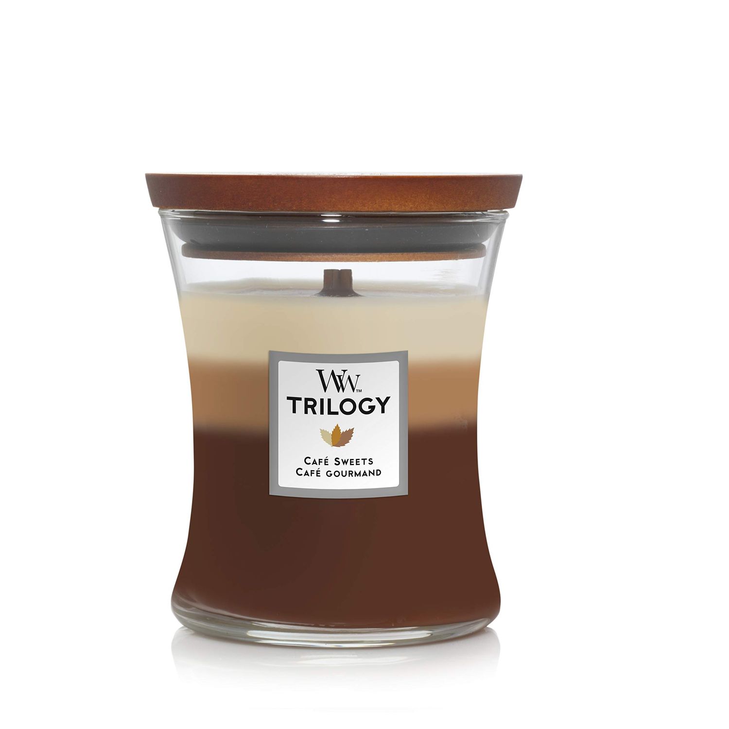 WOODWICK Medium Hourglass Candle - Cafe Sweets Trilogy