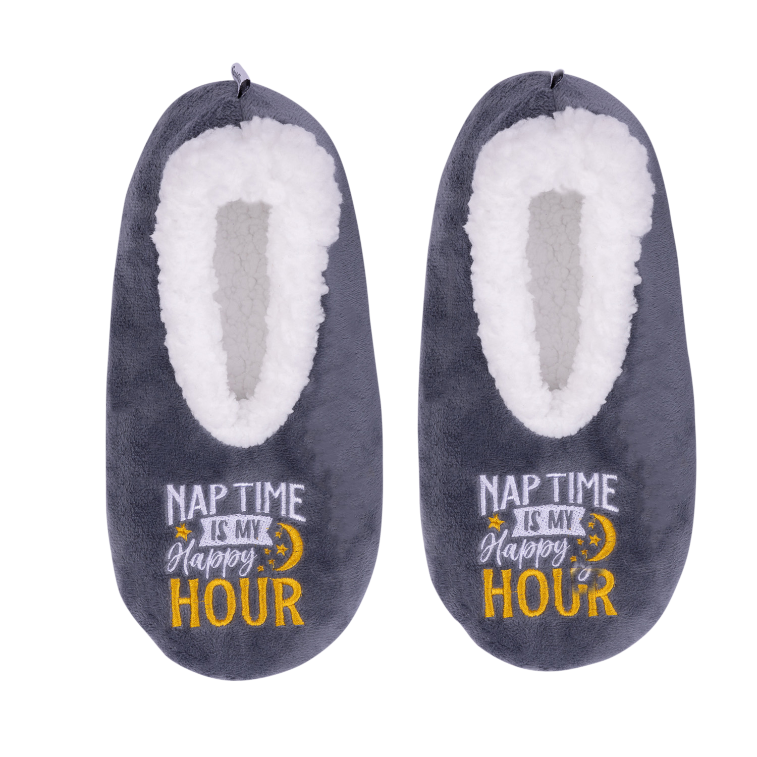 SNUGGUPS Womens Quote Nap Slippers - Large / EU40-42