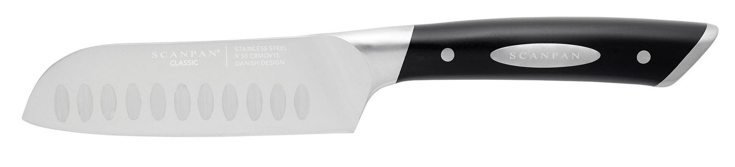 SCANPAN Classic 18cm Santoku Knife with Granton Edge