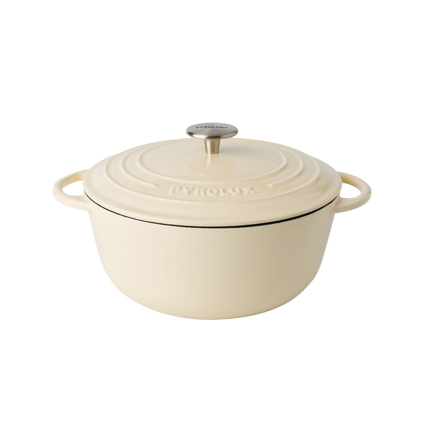 PYROLUX Round French Oven - 28cm / 6 Litre - Meringue