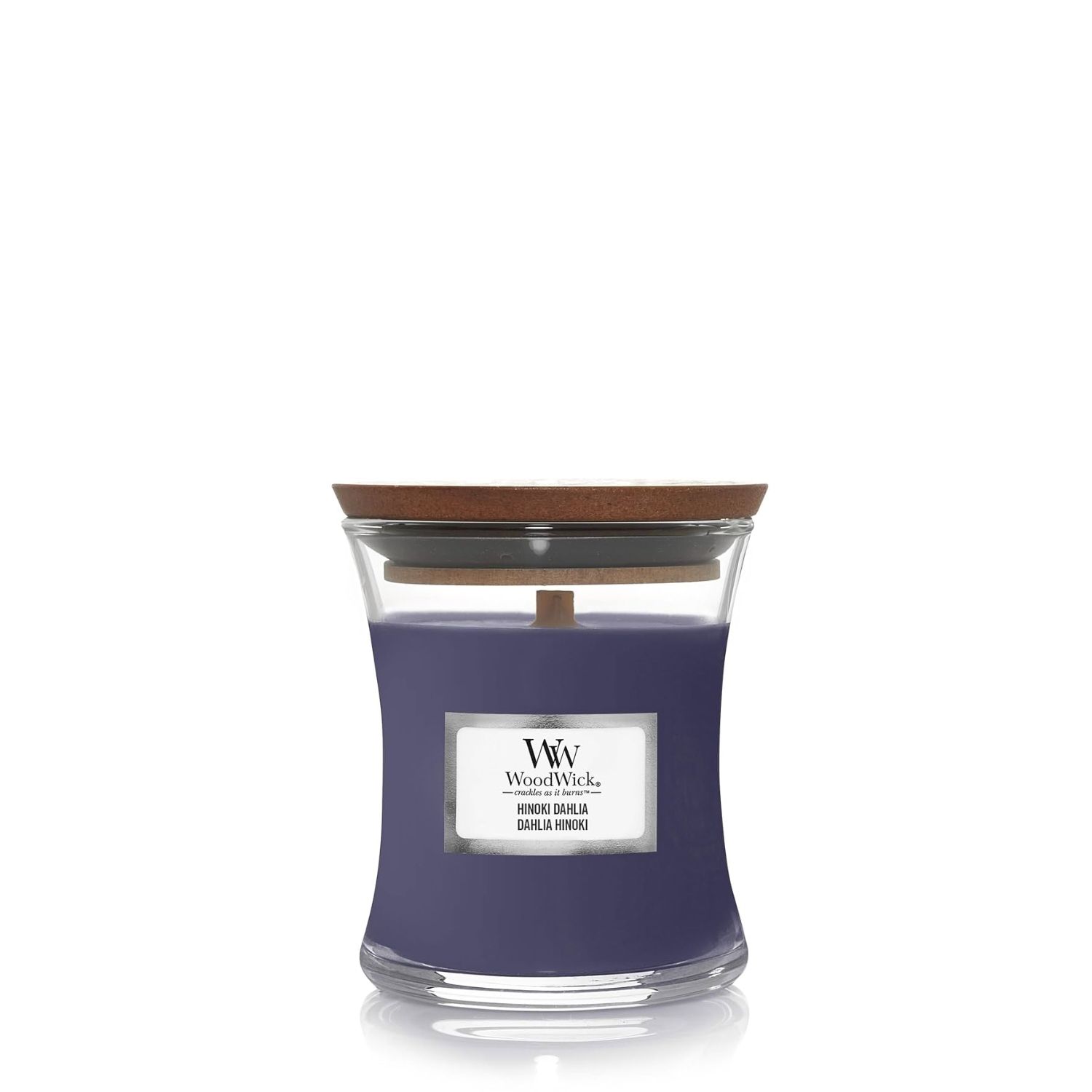 WOODWICK Mini Hourglass Candle - Hinoki Dahlia