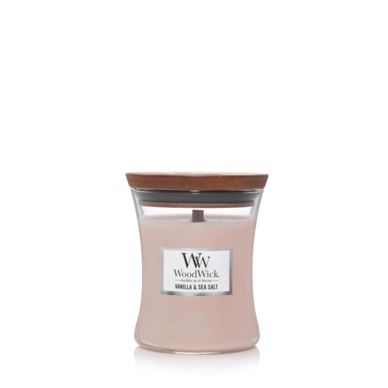 WOODWICK Mini Hourglass Candle - Vanilla &amp; Sea Salt