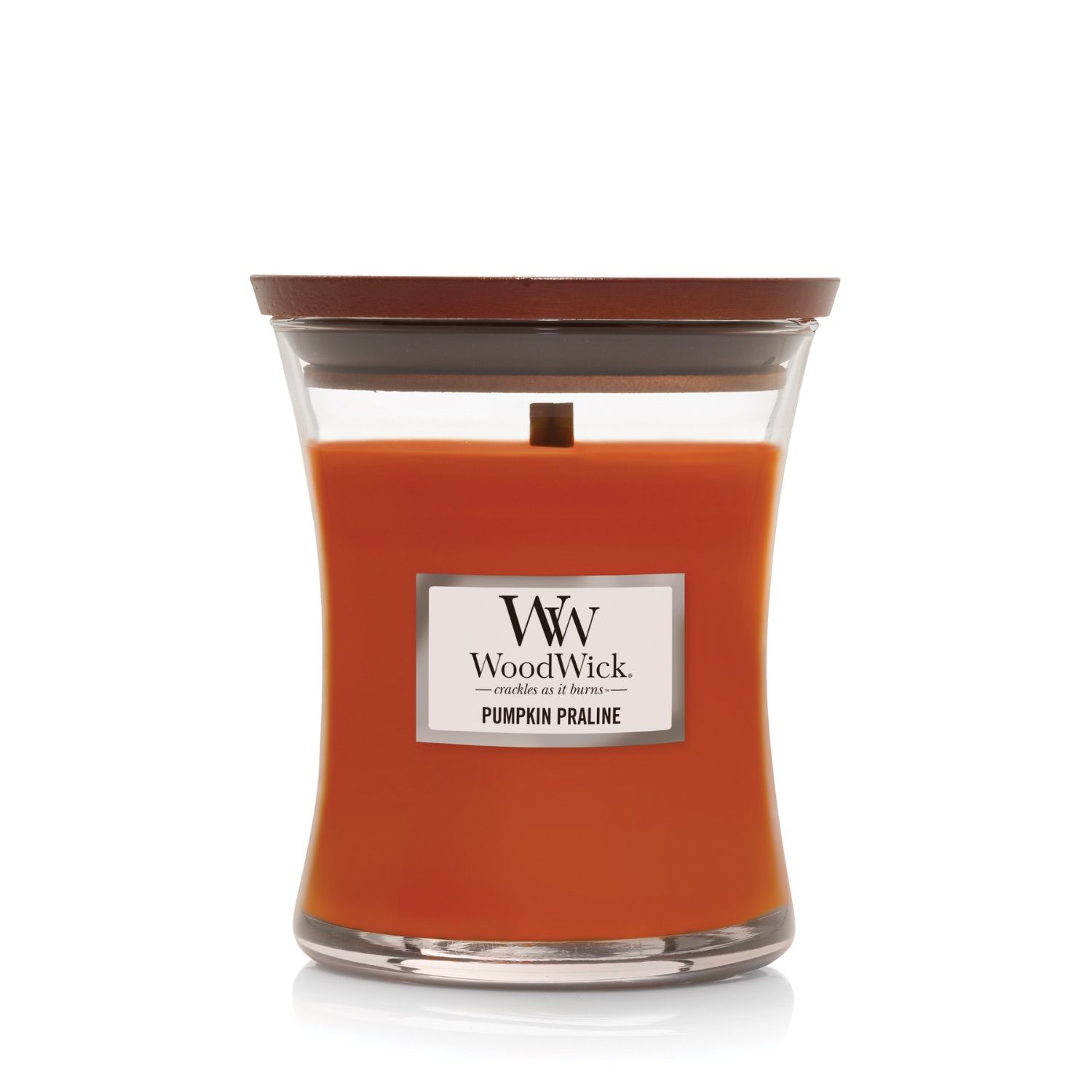 WOODWICK Medium Hourglass Candle - Pumpkin Praline