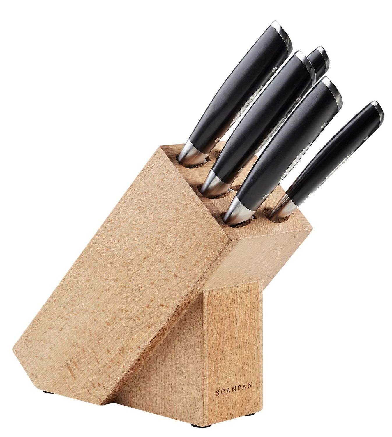 SCANPAN Classic 6 Piece Knife Block Set