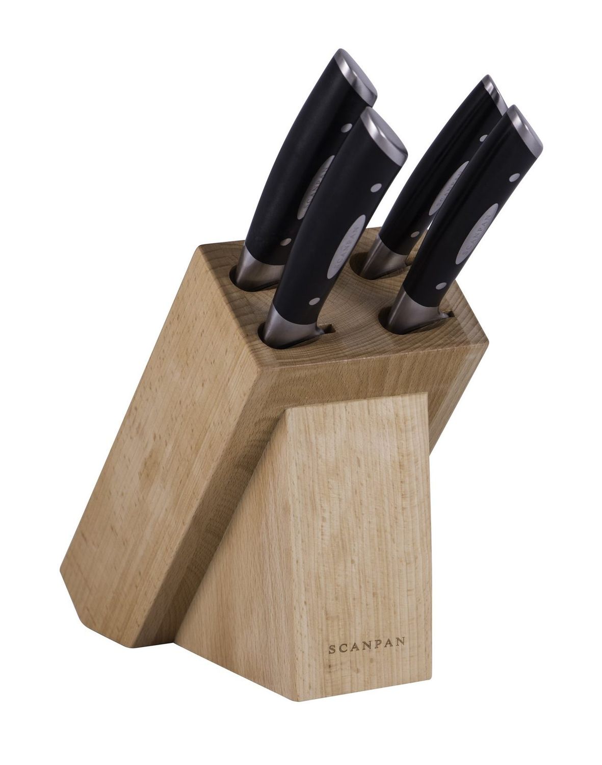 SCANPAN Classic 5 Piece Knife Block Set