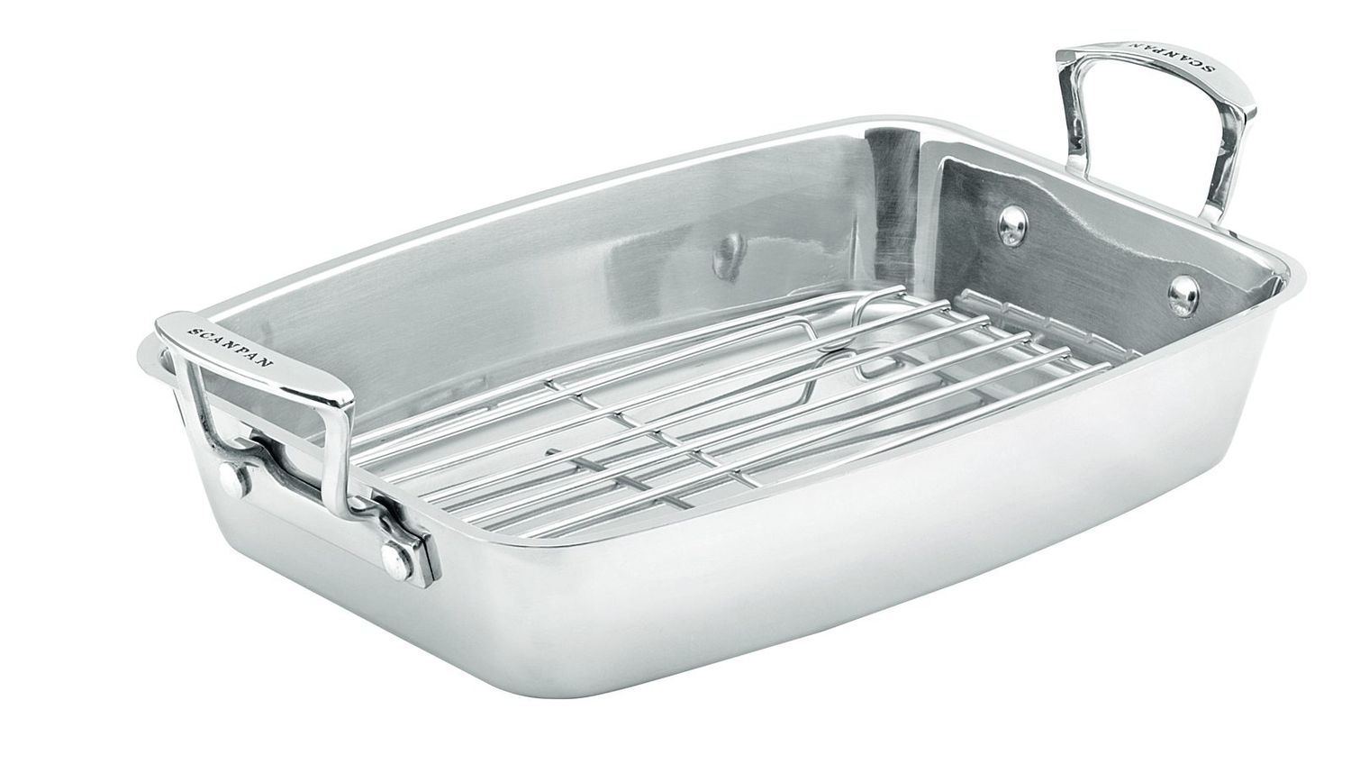 SCANPAN Impact 44 x 26 x 11cm Roaster with Rack