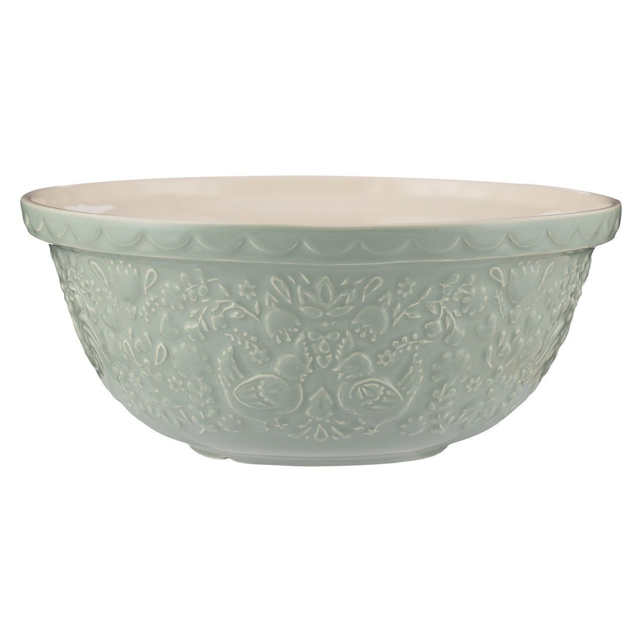 MASON CASH Home To Roost Green Hen Mixing Bowl - 4 Litre / 29cm