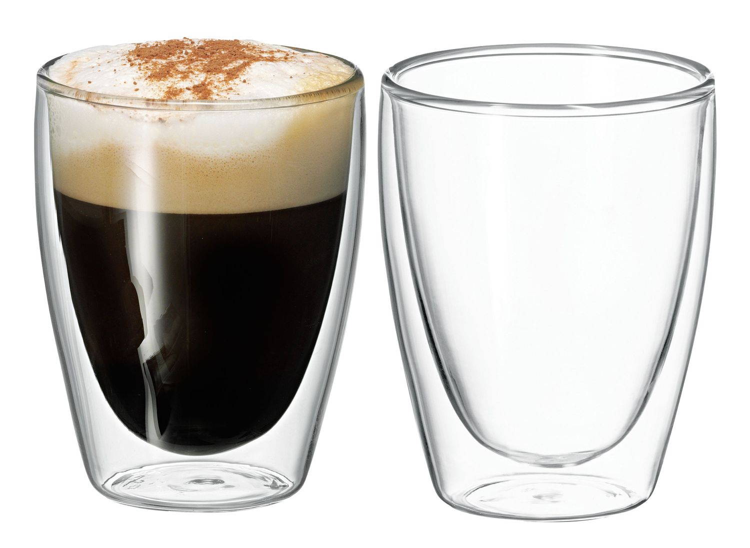 AVANTI Caffe Double Wall Glass - Set of 2 - 250ml