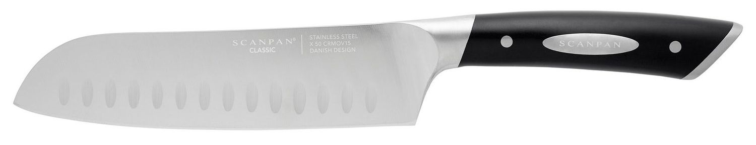 SCANPAN Classic 12.5cm Santoku Knife with Granton Edge
