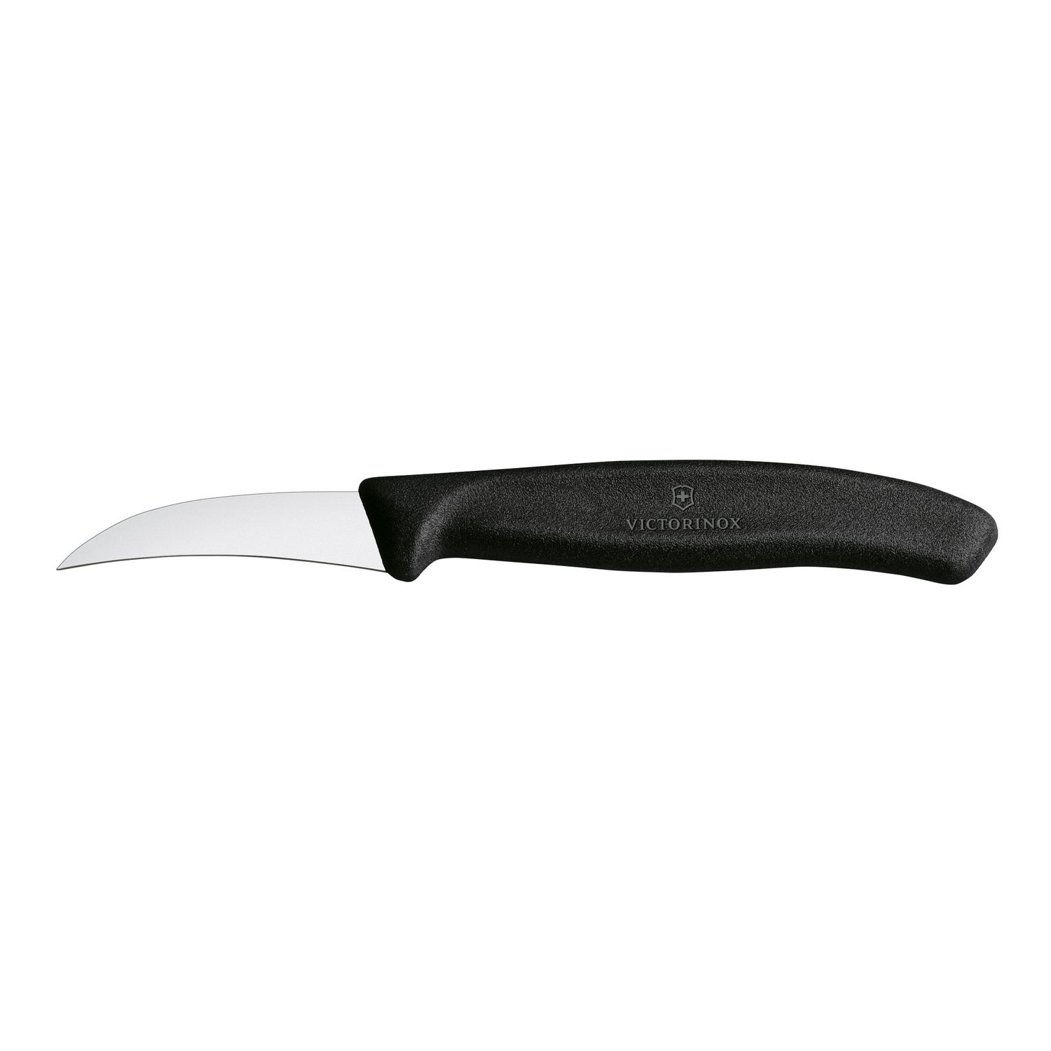 VICTORINOX Swiss Classic Shaping Knife, 6cm - Black - Straight Edge Blade Protector