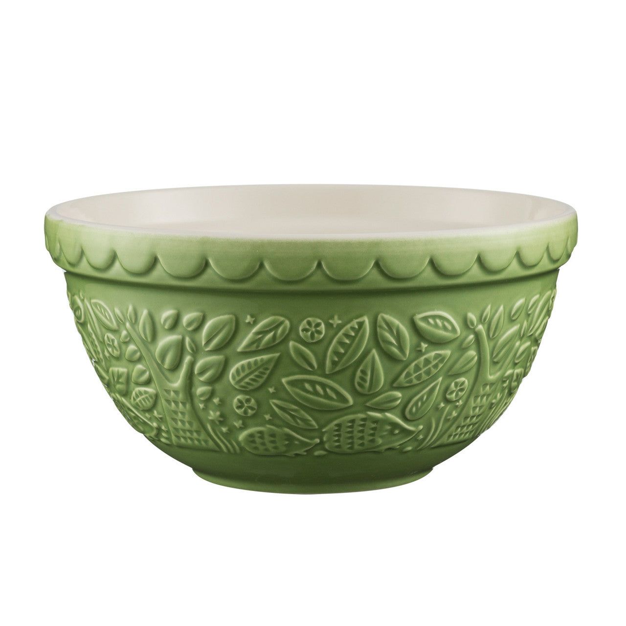 MASON CASH In The Forest Hedgehog Green Mixing Bowl, 21cm / 1.1 Litre