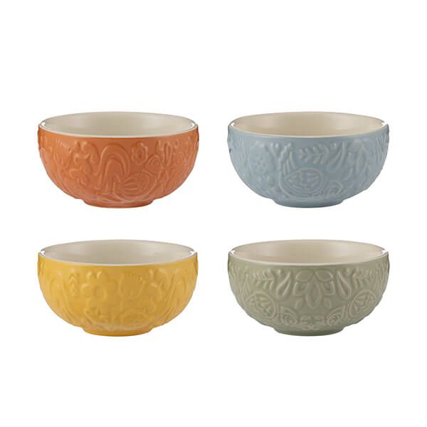 MASON CASH Home To Roost Set of 4 Prep Bowls - 175ml / 10 x 5cm