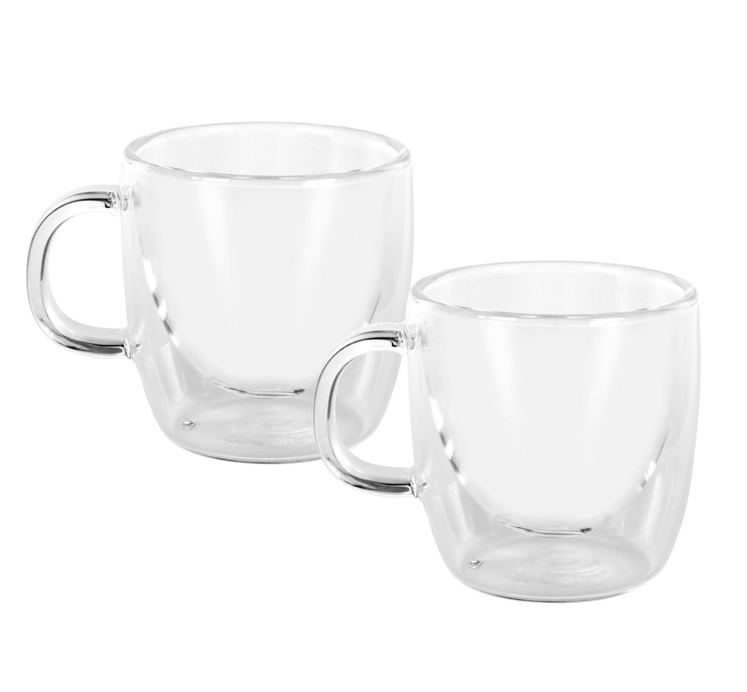 AVANTI Caffe Manico Double Wall Glasses Set of 2 - 100ml