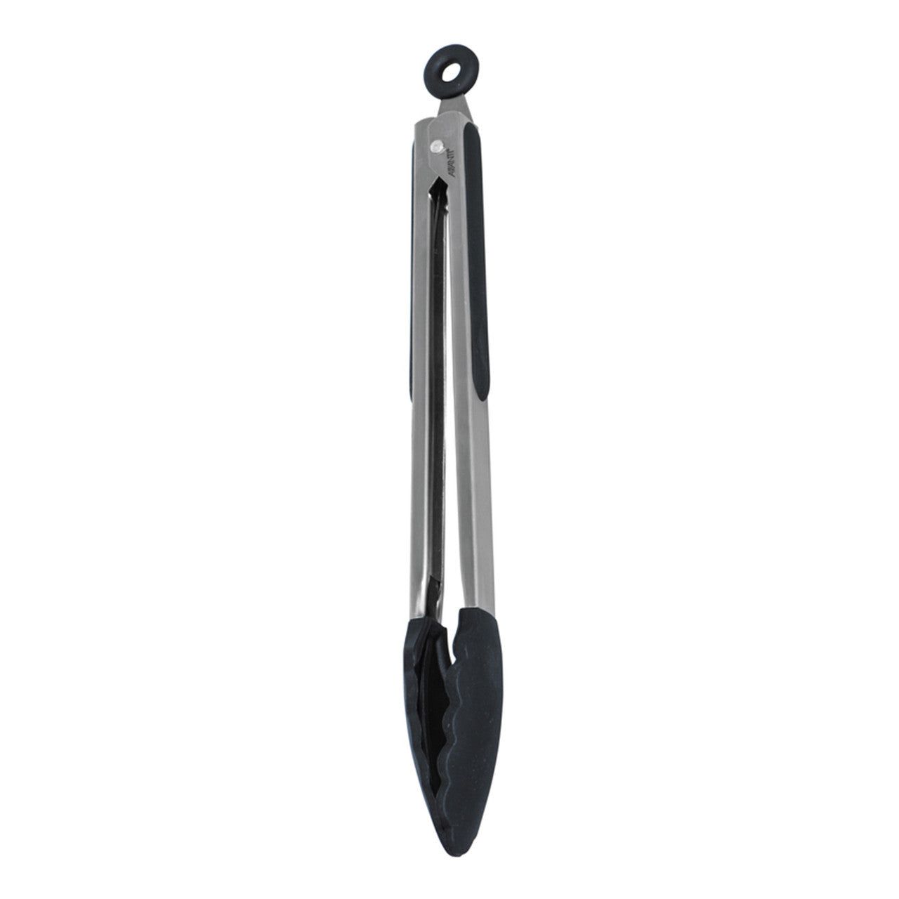 AVANTI Silicone Tongs With Stainless Steel Handle 30cm - Black