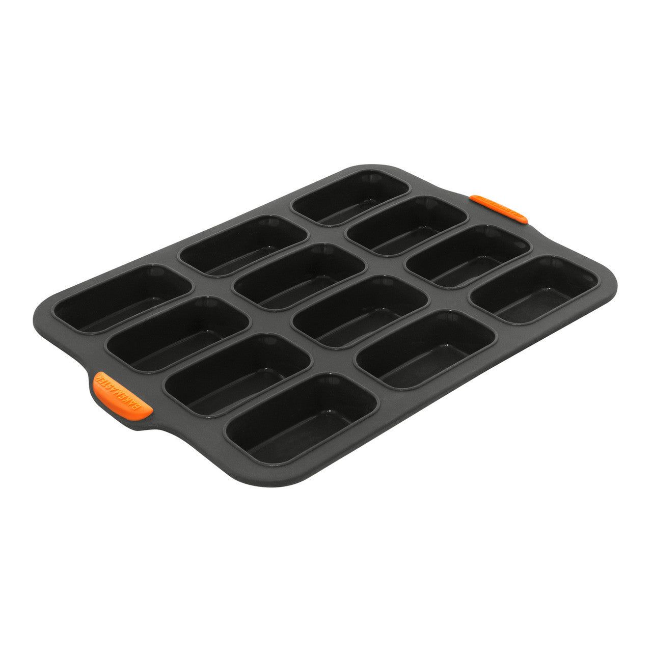 BAKEMASTER Silicone 12 Cup Mini Loaf Pan