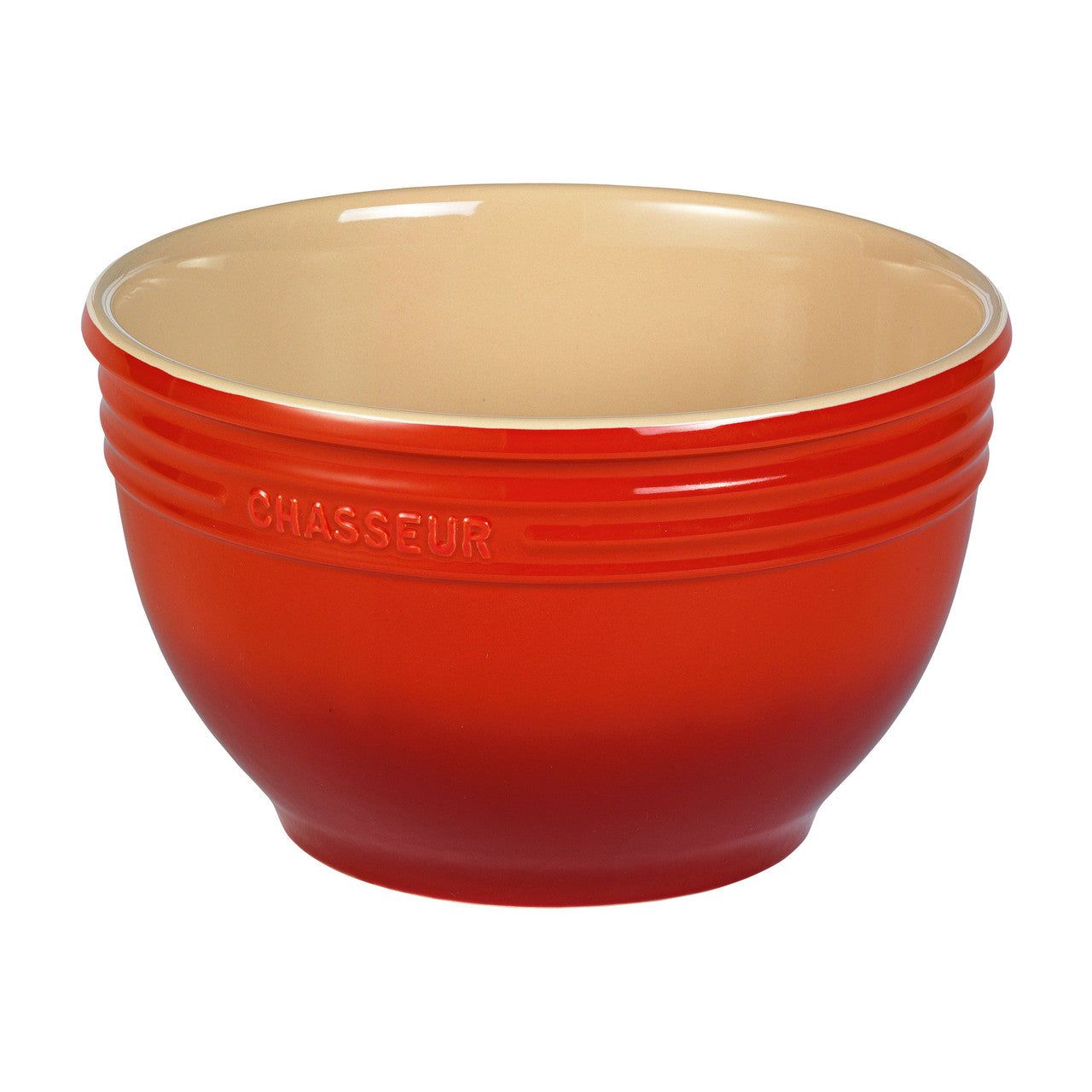CHASSEUR La Cuisson Mixing Bowl - Large - 29 x 17cm/7L - Red
