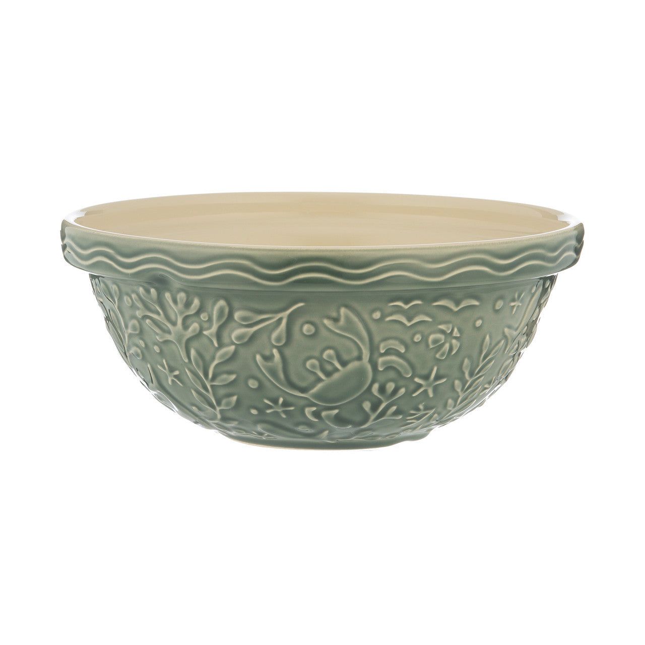MASON CASH Nautical Grey Crab Mixing Bowl, 26cm / 2.7 Litre