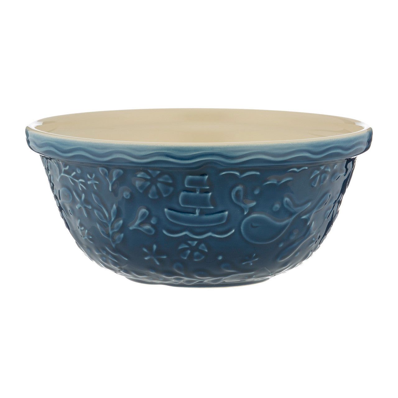 MASON CASH Nautical Navy Boat Mixing Bowl, 29cm / 4 Litre