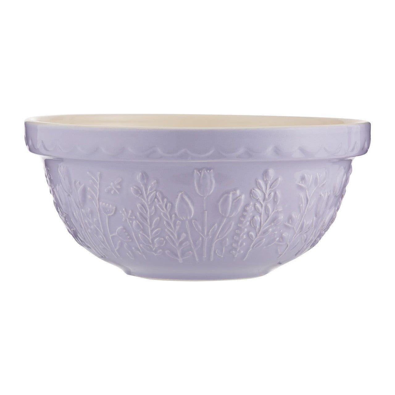 MASON CASH In The Meadow Lilac Tulip Mixing Bowl, 24cm / 2 Litre