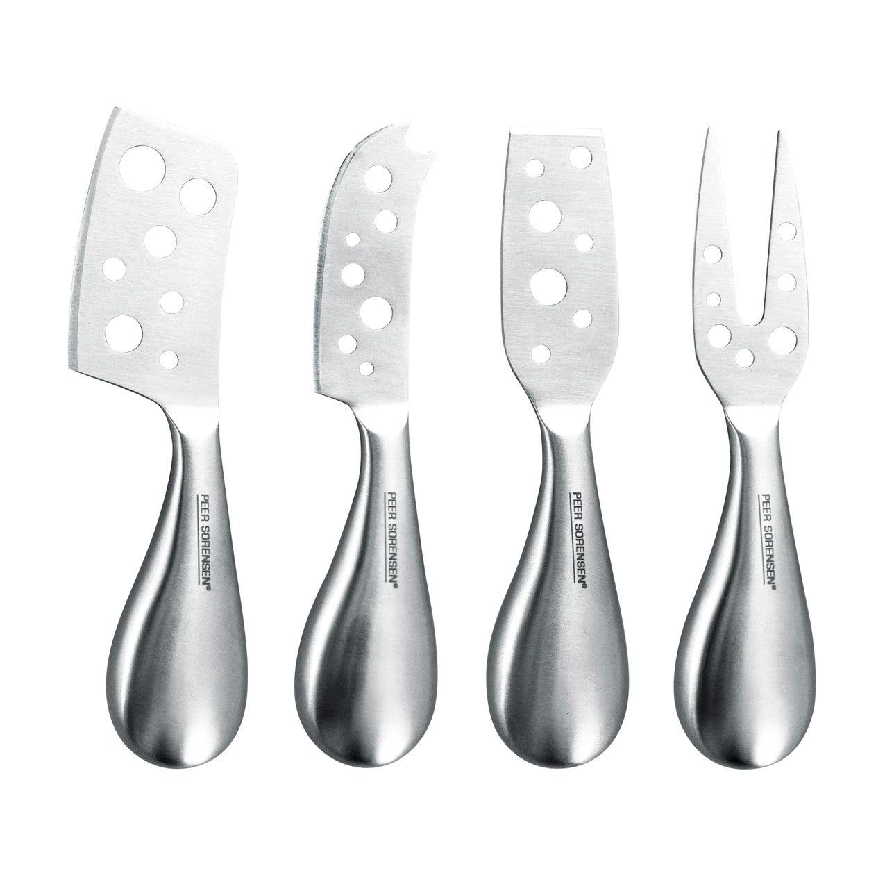 PEER SORENSEN Cheese Knife Set, 4 Piece, 12.5cm knives