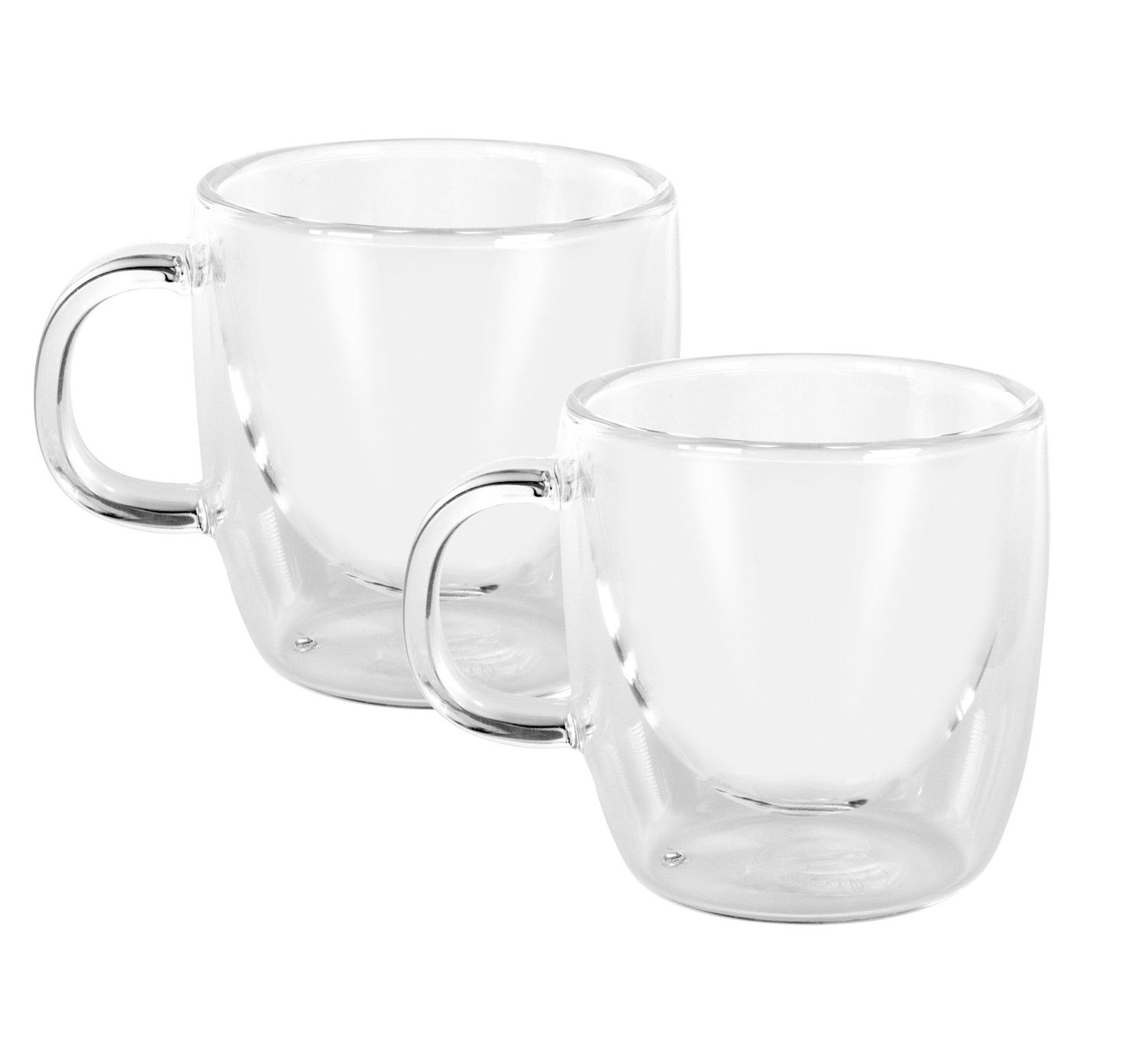 AVANTI Caffe Manico Double Wall Glasses Set of 2 - 150ml