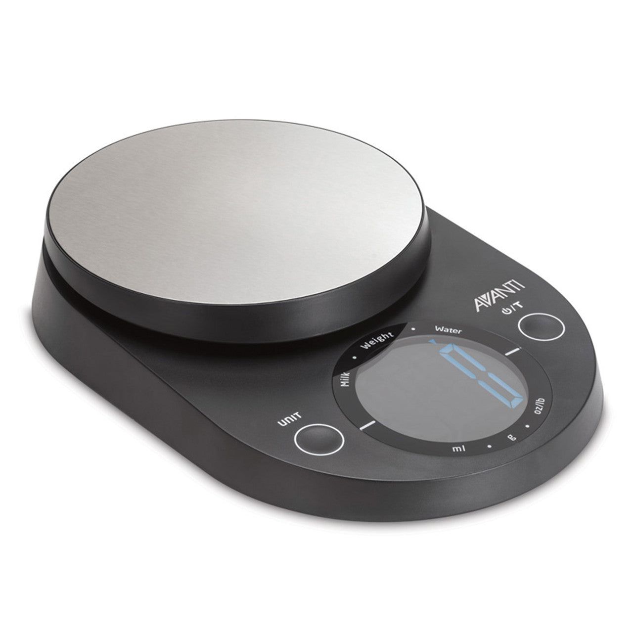 AVANTI Large Display Kitchen Scale Black